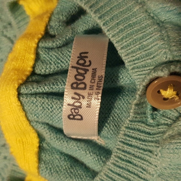 Baby Boden girls 3-6 months sweater light blue - Picture 4 of 4